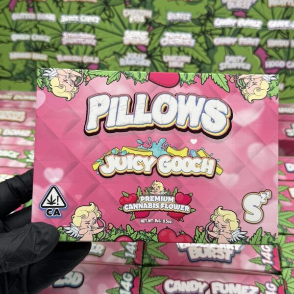 pillows power by snooze premium cannabis flower valentine