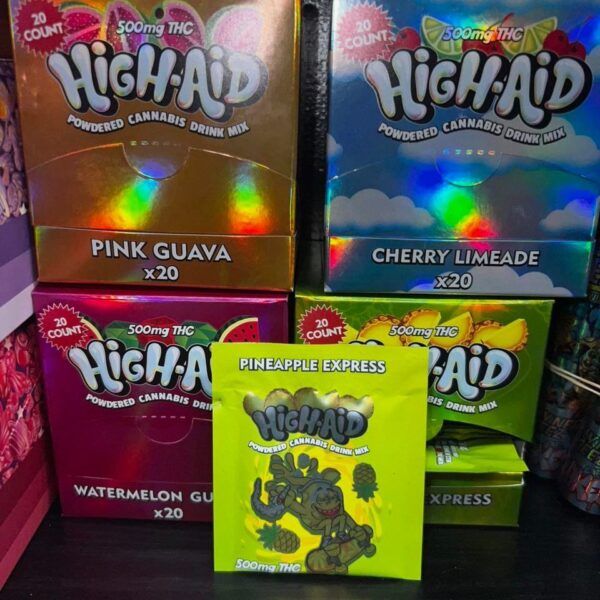 high aid 500mg thc cannabis drink