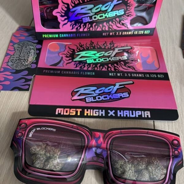 boof blockers most high x haupia premium cannabis flower