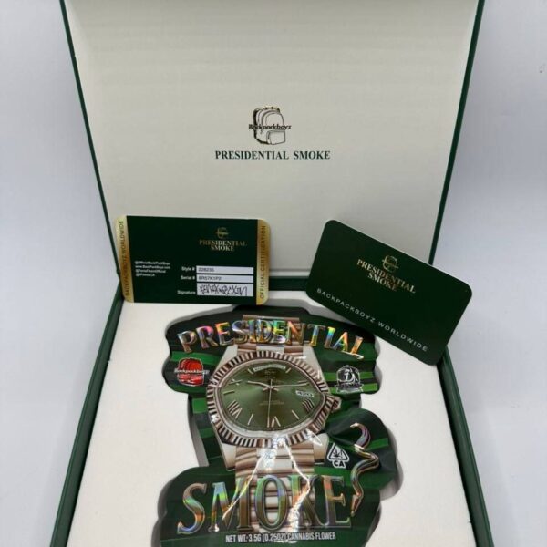 rolex presidential smoke backpackboyz flower