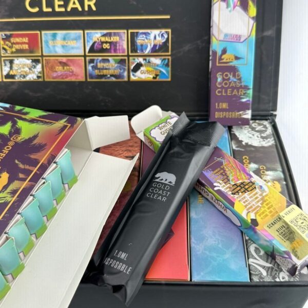 gold coast clear 1g disposable the choice is clear