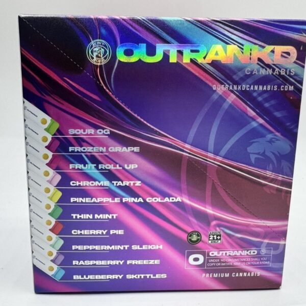 outrankd 2g disposable premium cannabis