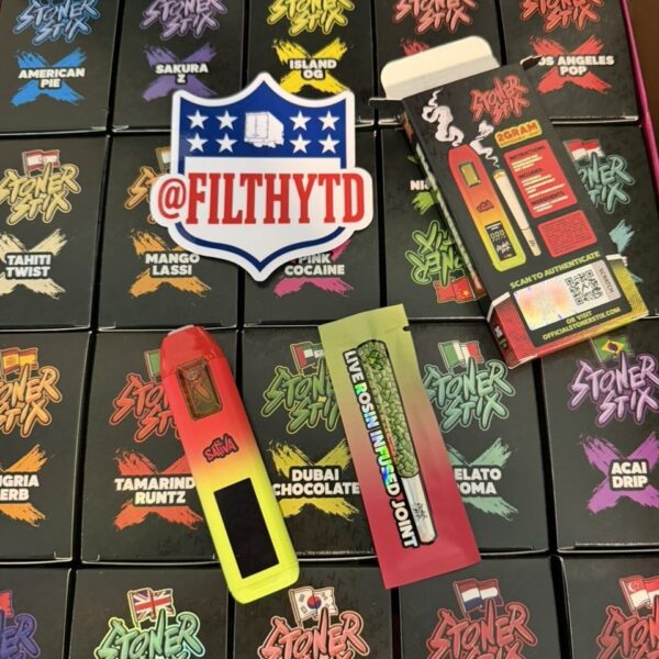 Stoner Stix World Tour 2G Disposable +Joint Live Resin+Live Rosin