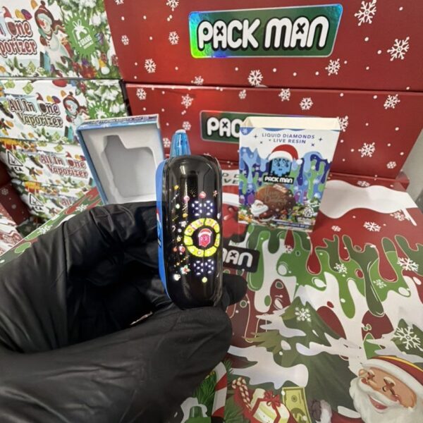 pack man 2g disposable Christmas edition