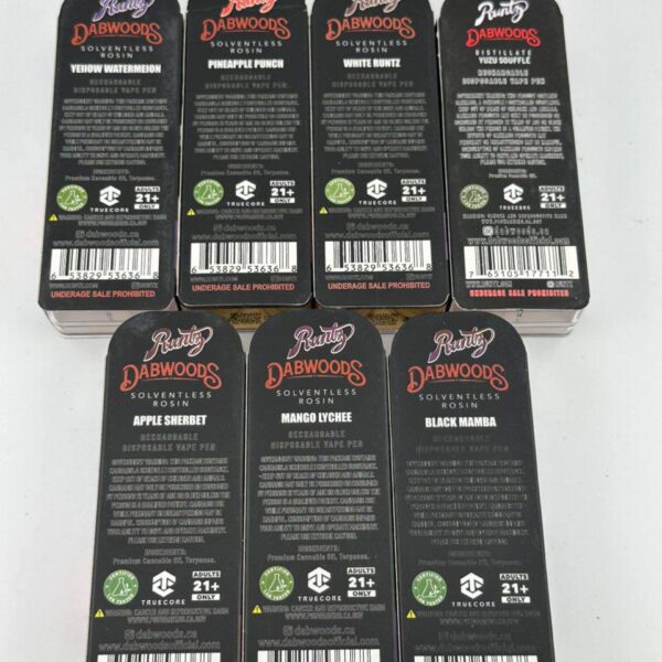 runtz x dabwoods 1g disposable products