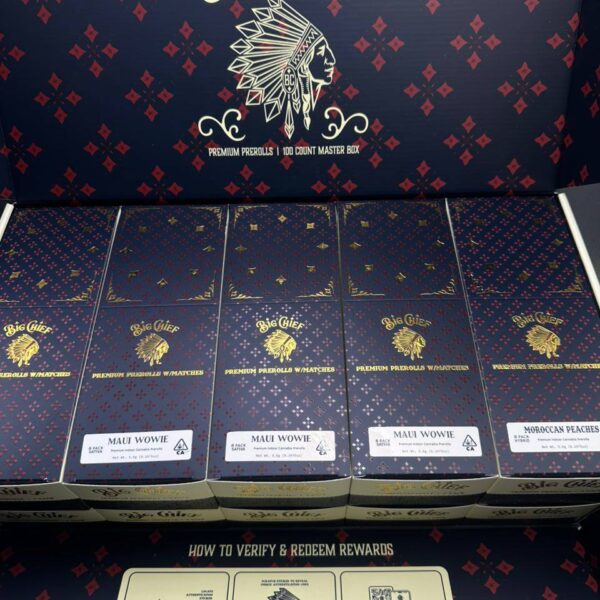 big chief premium indoor cannabis prerolls