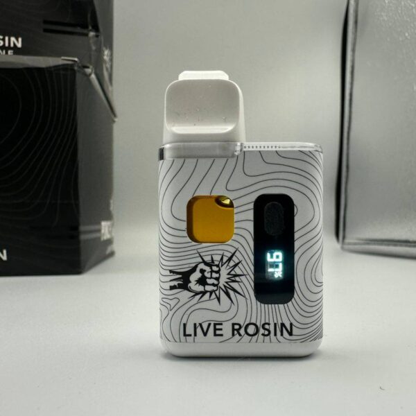 punch 1g live rosin disposable with screen