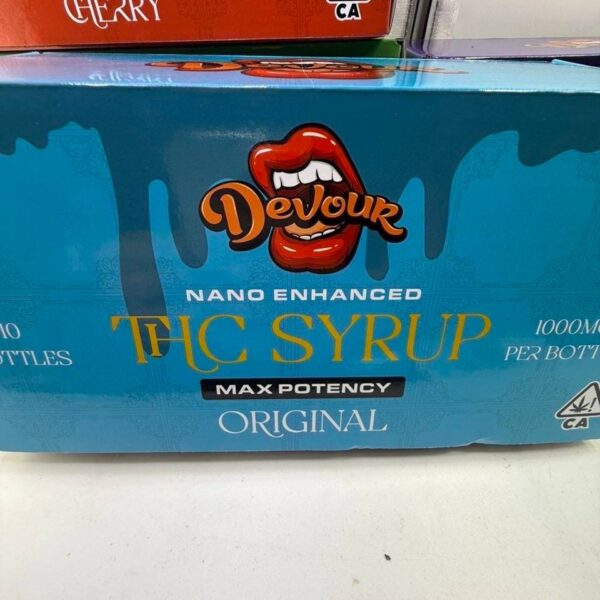 devour nano enhanced thc syrup max potency