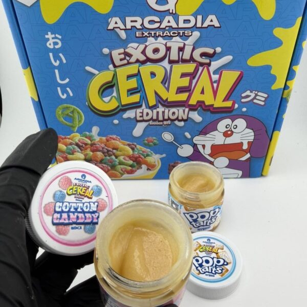 arcadia extracts exotic cereal edition badder box