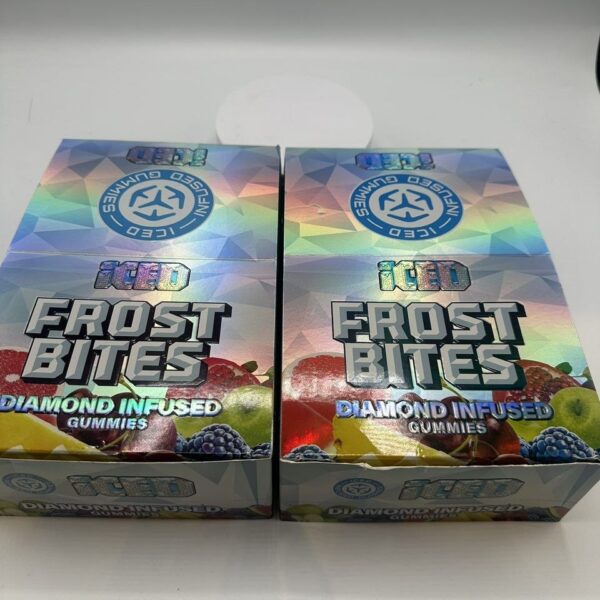 iced frost bites 100mg diamond infused gummies