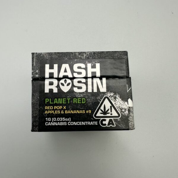 alien labs 1g hash rosin planet red concentrate