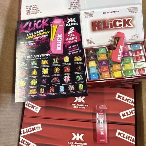 klick 2g disposable est 2026
