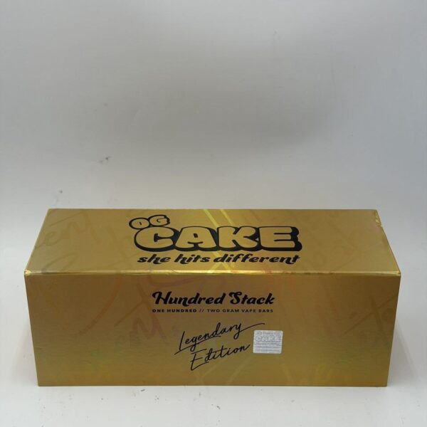 og cake 2g disposable gold box legendary edition