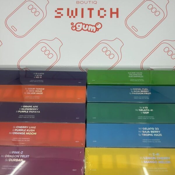 boutiq switch gum 2g disposable
