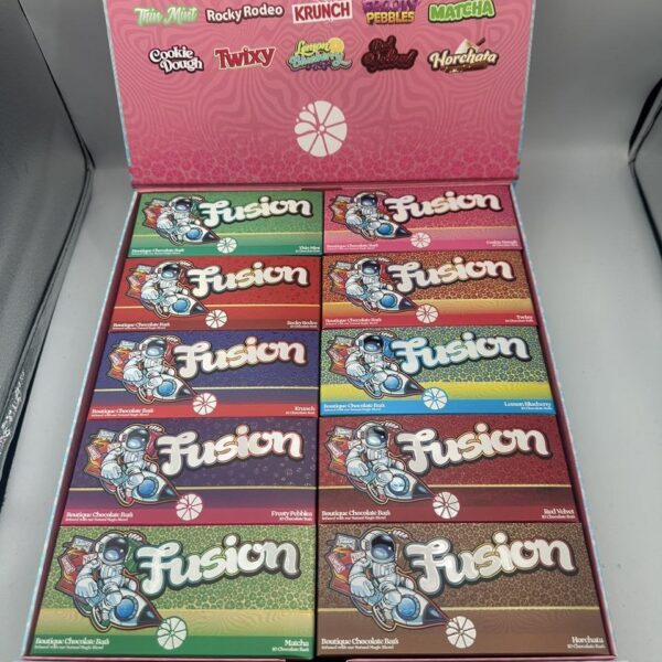fusion 6g premium infused chocolate bars
