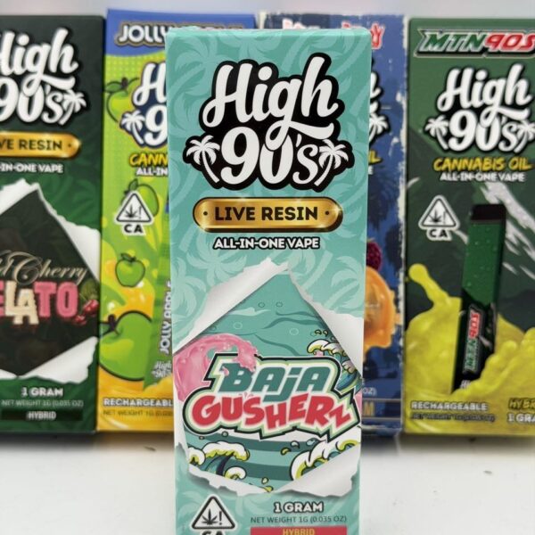 high 90's disposable 1g