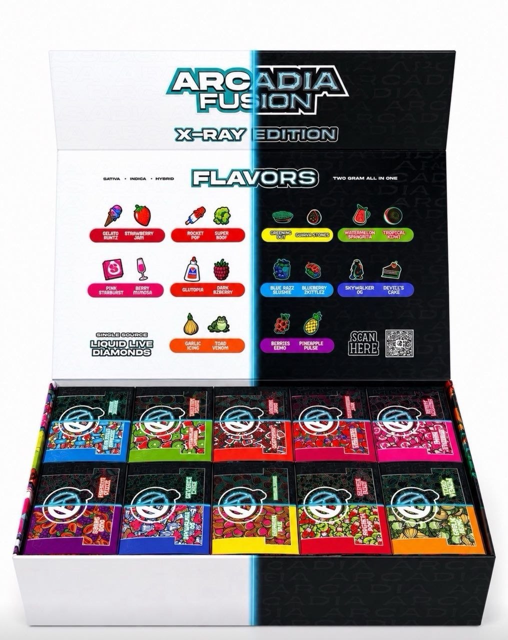 photo_2026-08-14_12-22-09 arcadia fusion x-ray edition dual flavor 2g disposable
