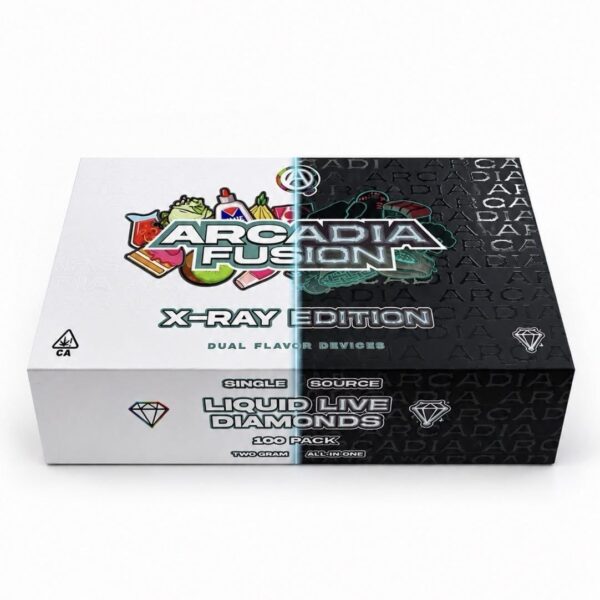 arcadia fusion x-ray edition dual flavor 2g disposable