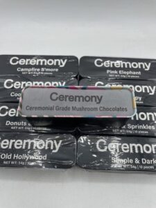 ceremony ceremonial grade mushroom chocolates