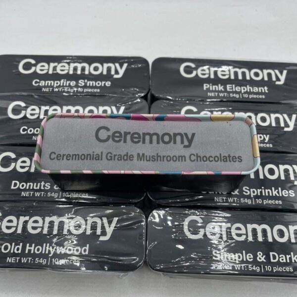 ceremony ceremonial grade mushroom chocolates